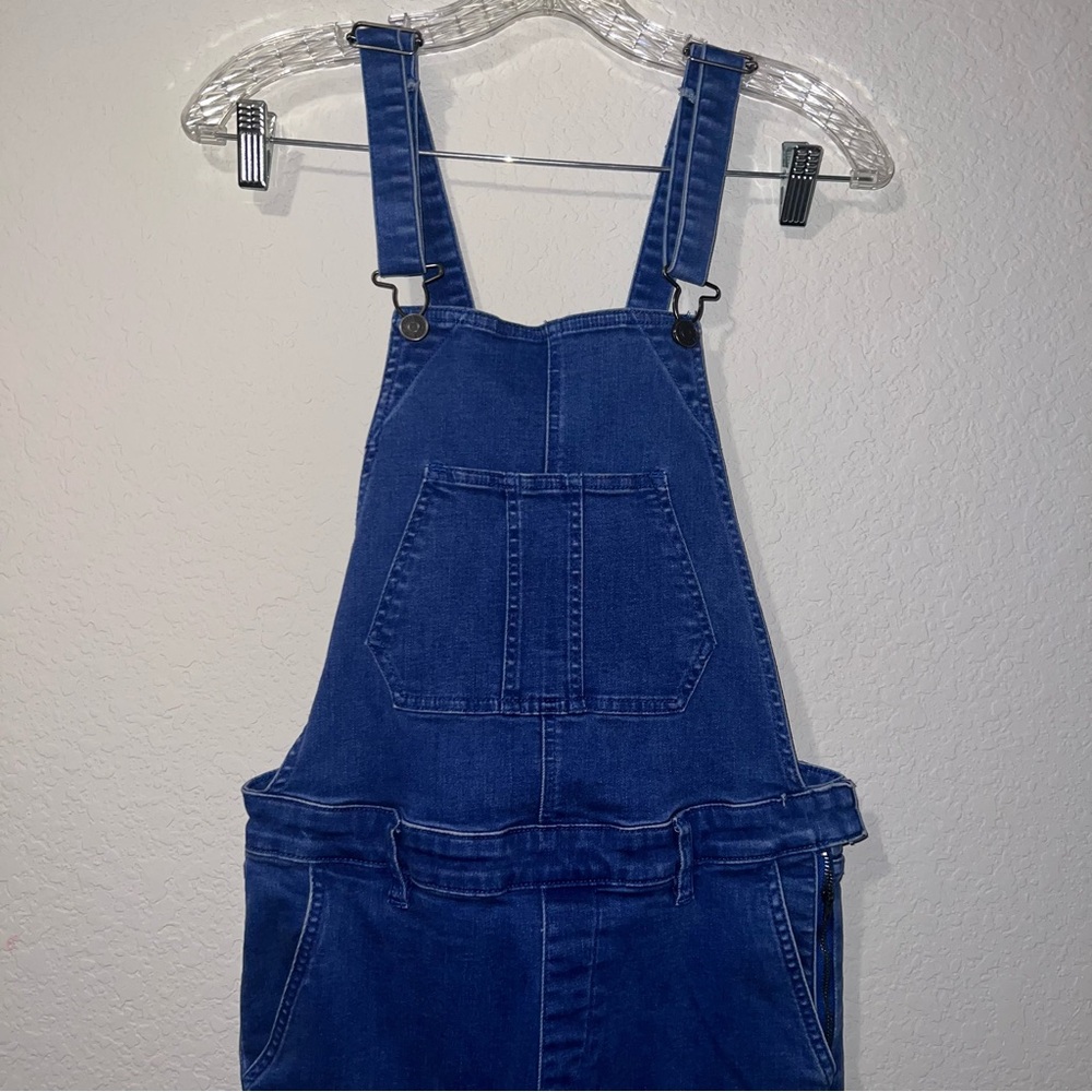 Volcom Brand Denim Banjo Overalls - Picture 3 of 12